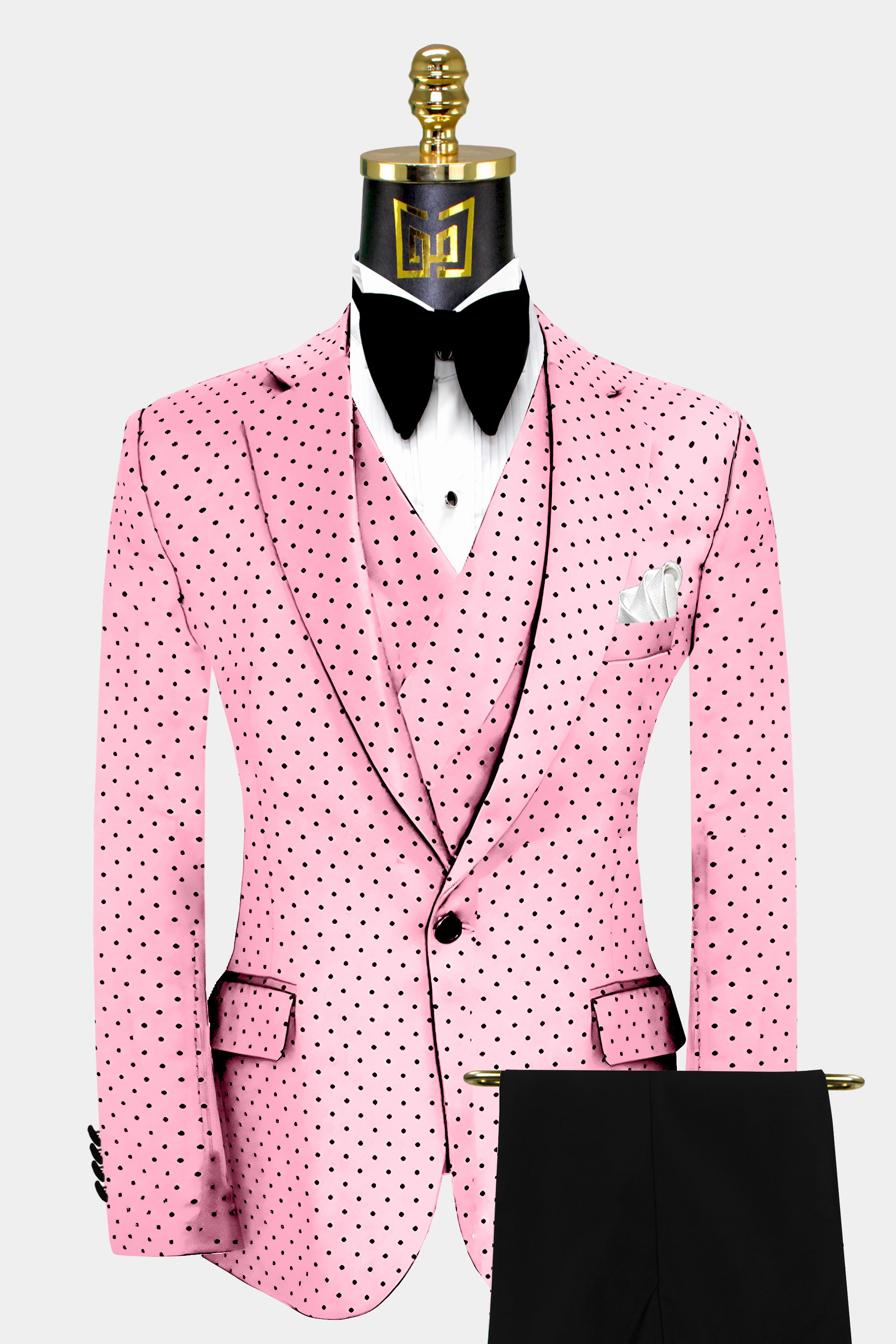 Blush Pink Tuxedo Suit