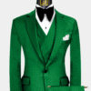 Mens-Green-Polka-Dot-Suit-Wedding-Groom-Tuxedo-from-Gentlemansguru.com