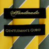 Green-and-Gold-Striped-Branded-Tie-from-Gentlemansguru.com