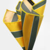 Green-and-Gold-Striped-Pocket-Square-Handkerchief-from-Gentlemansguru.com