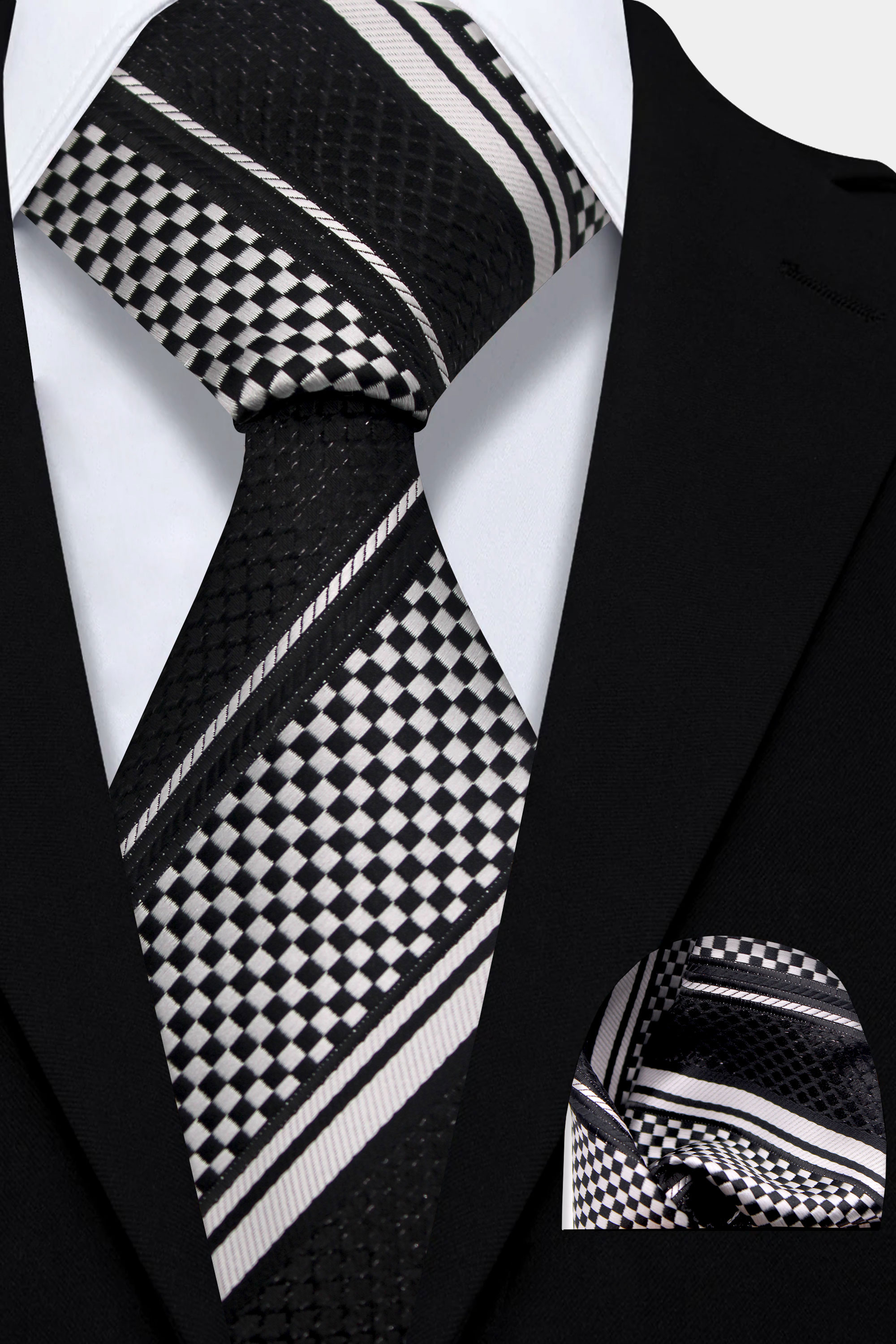 Men�'s Grey Striped Ties
