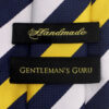 Navy-Blue-White-Gold-and-Gold-Striped-Branded-Tie-from-Gentlemansguru.com