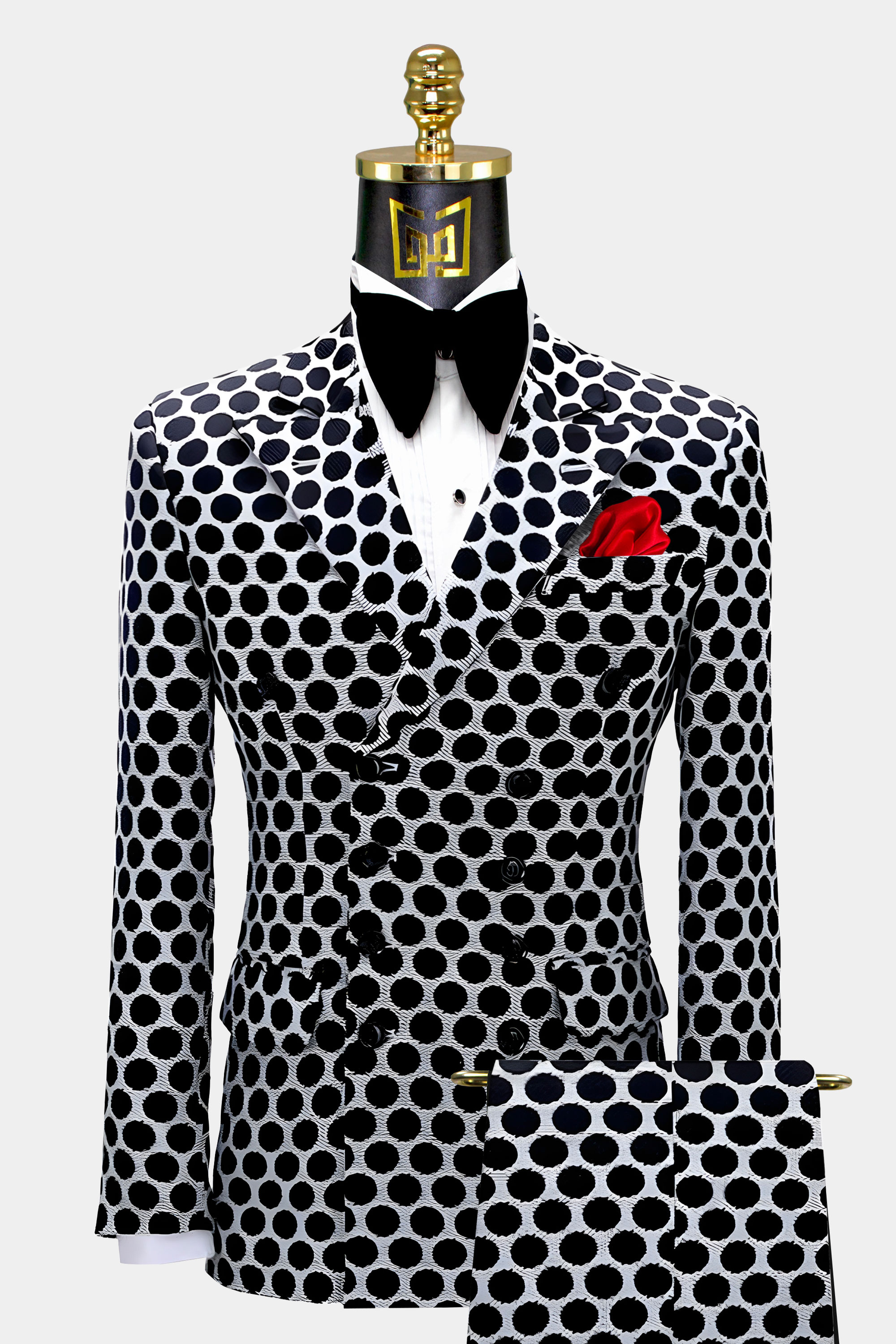 Black and White Polka Dot Suit | Gentleman's Guru