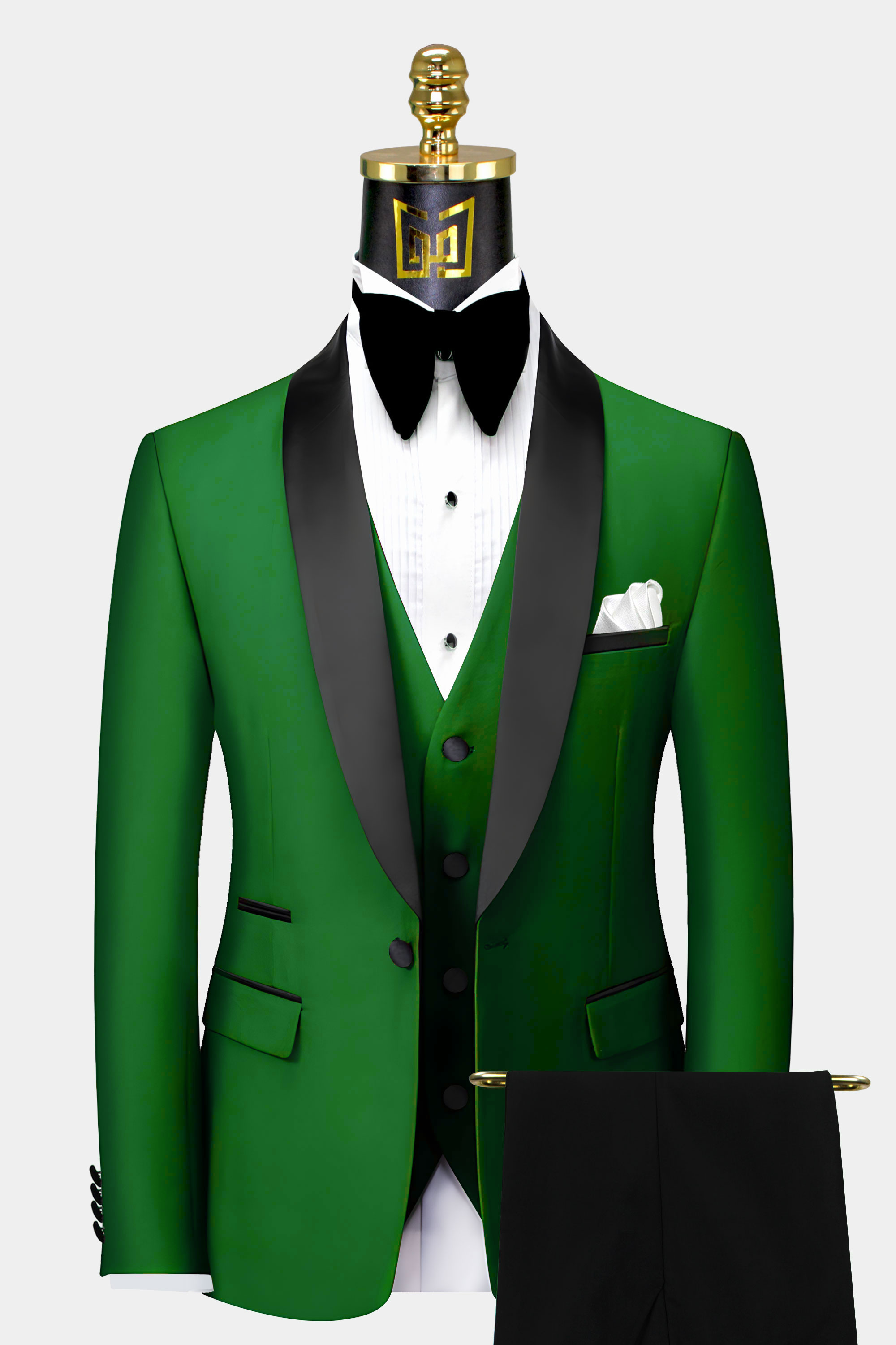 Green Tuxedo Suit - 3 Piece