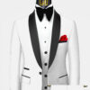 Modern White Tuxedo - 3 Piece