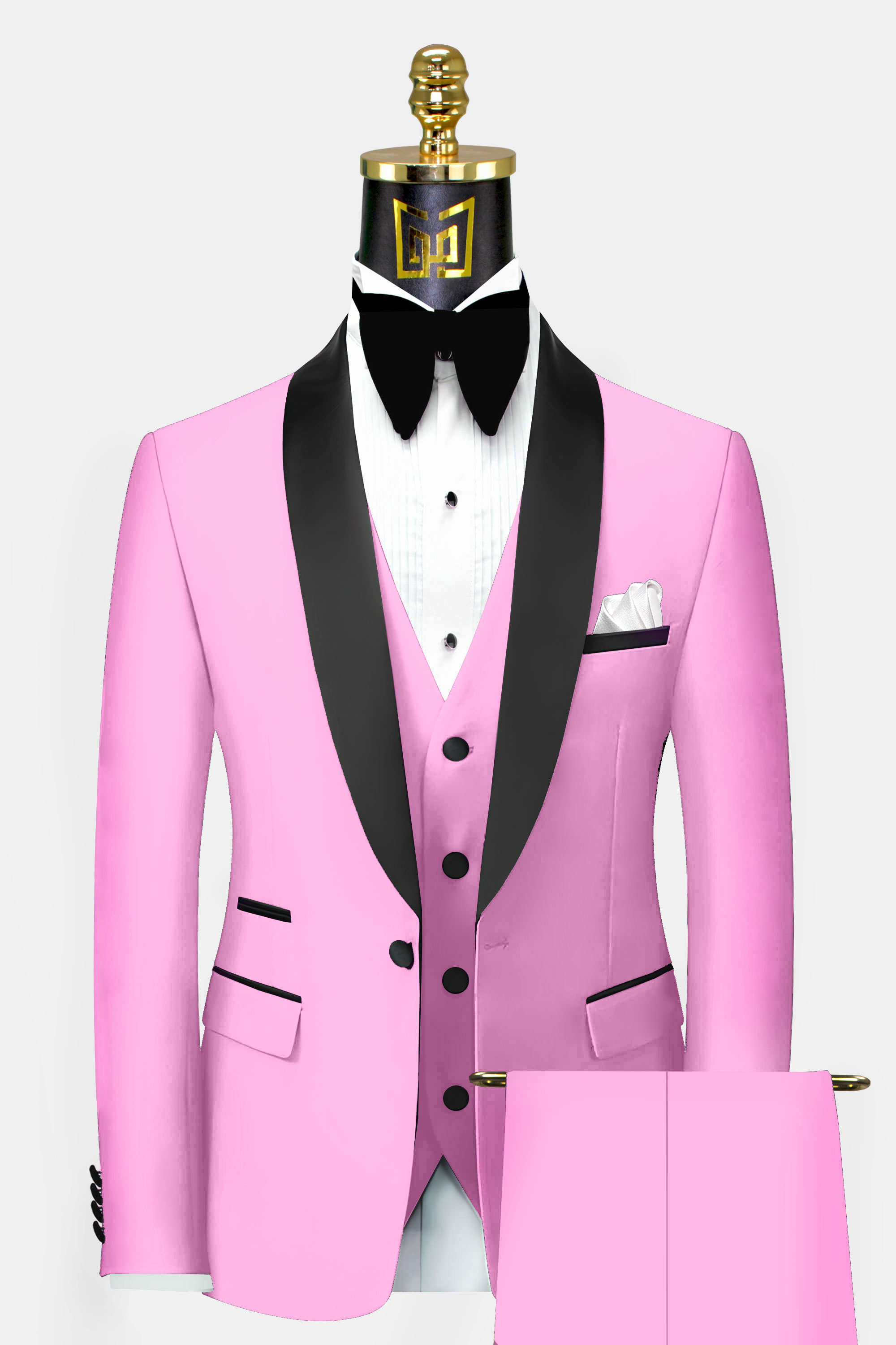 Baby Pink Tuxedo Suit | Gentleman's Guru