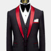 Mens-Black-Tuxedo-Jacket-Blazer-with-Red-Trim-from-Gentlemansguru.com