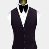 Mens-Black-Tuxedo-Vest-Groom-Wedding-Suit-Waistcoat-from-Gentlemansguru.com