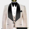 Mens-Black-and-Champagne-Tuxedo-Groom-Wedding-Prom-Suit-Outfit-from-Gentlemansguru.com