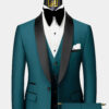 Mens-Teal-Tuxedo-Groom-Wedding-Prom-Suit-from-Gentlemansguru.com