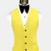 Mens-Yellow-Tuxedo-Vest-Groom-Wedding-Suit-Waistcoat-from-Gentlemansguru.com