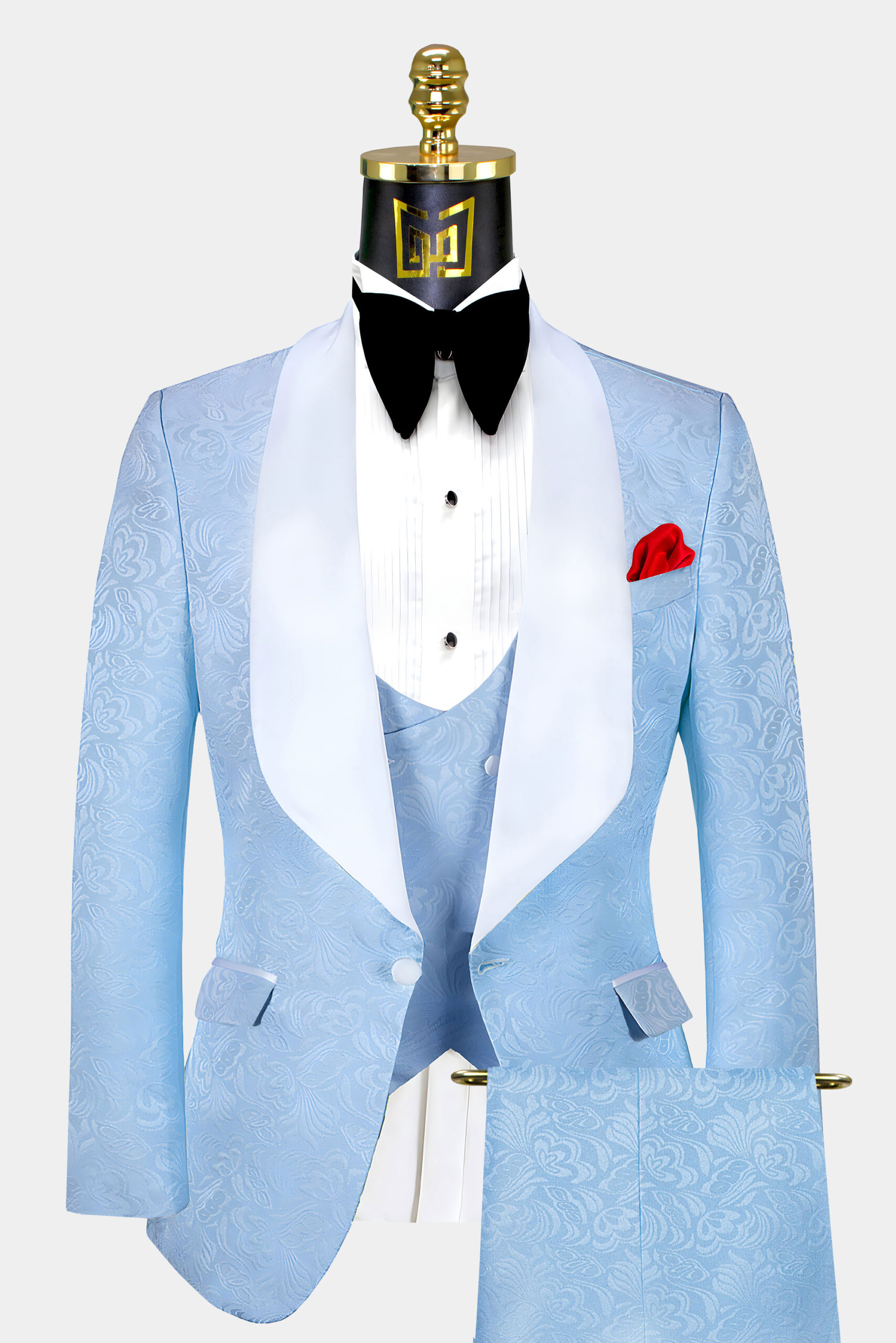 Baby blue tuxedo jacket best sale