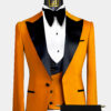 Mens-Orange-Peak-Lapel-Tuxedo-Wedding-Groom-Prom-Suit-from-Gentlemansguru.com