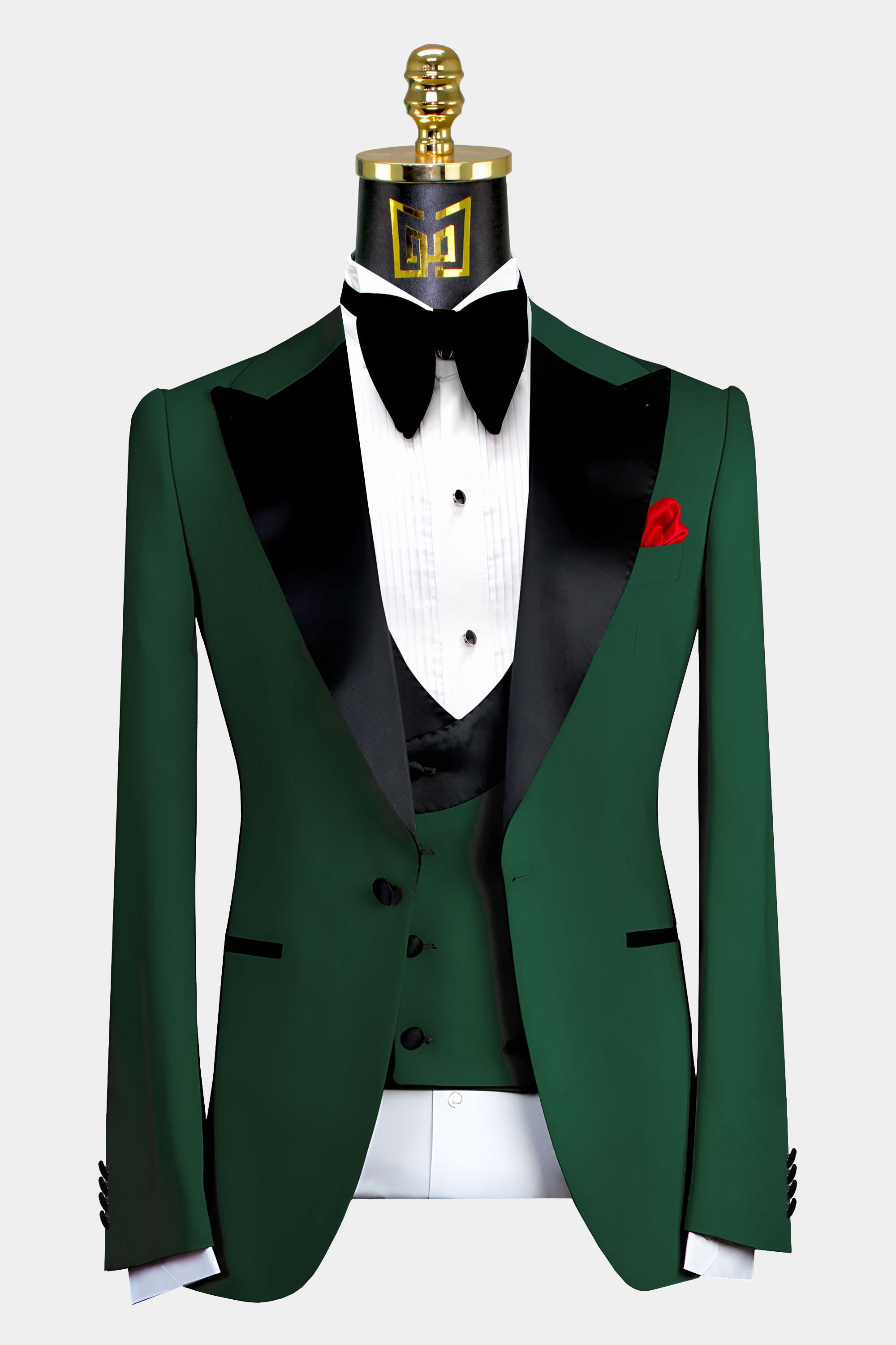 Dark Green Tuxedo Suit | vlr.eng.br
