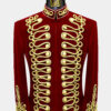 Mens-Red-and-Gold-Mandarin-Collar-Jacket-Prom-Blazer-Wedding-Groom-Suit-from-Gentlemansguru.com