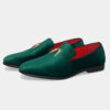 Mens-Green-Velvet-Shoes-Loafer-Suede-Groom-Wedding-Shoes-from-Gentlemansguru.com