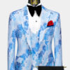 Mens-Light-Blue-Floral-Suits-from-Gentlemansguru.com