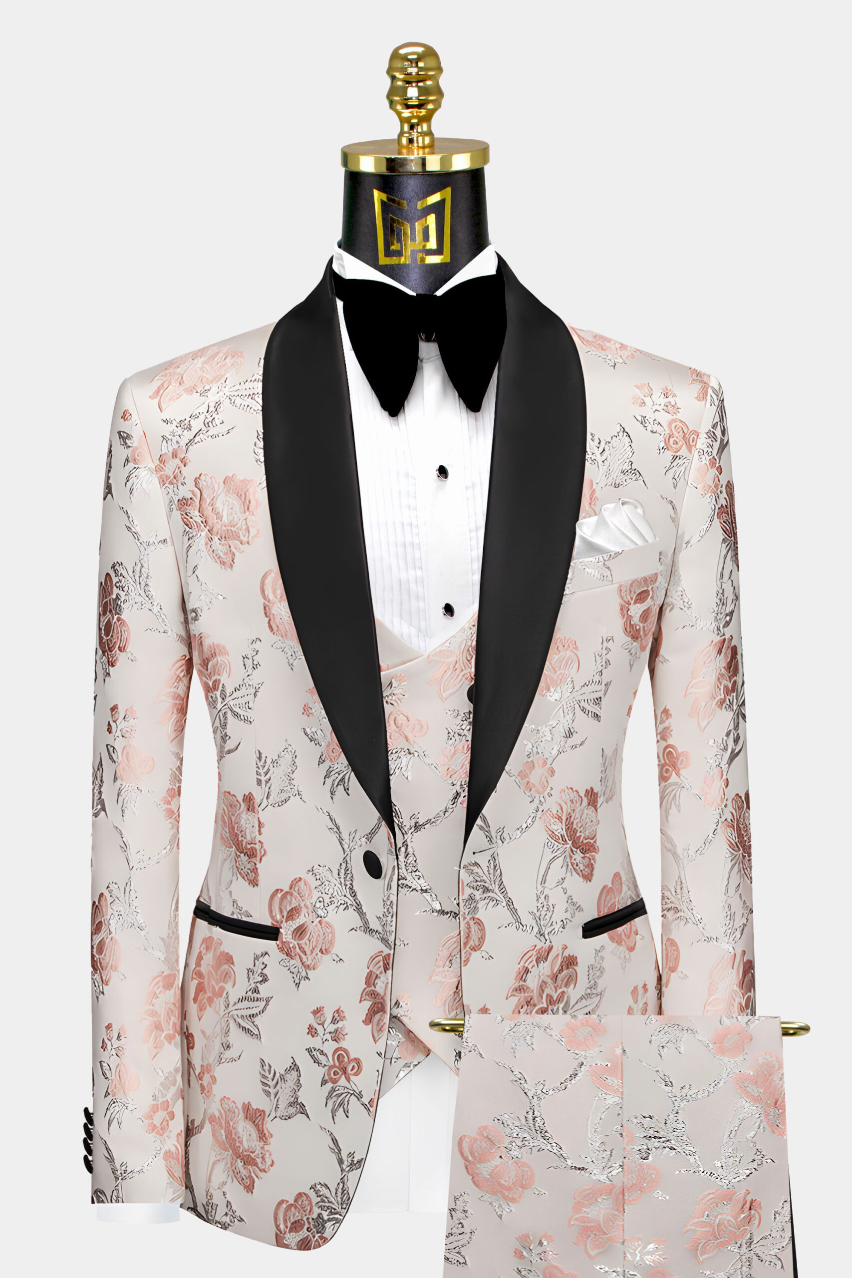 Rose Gold and Black Tuxedo Gentleman s Guru