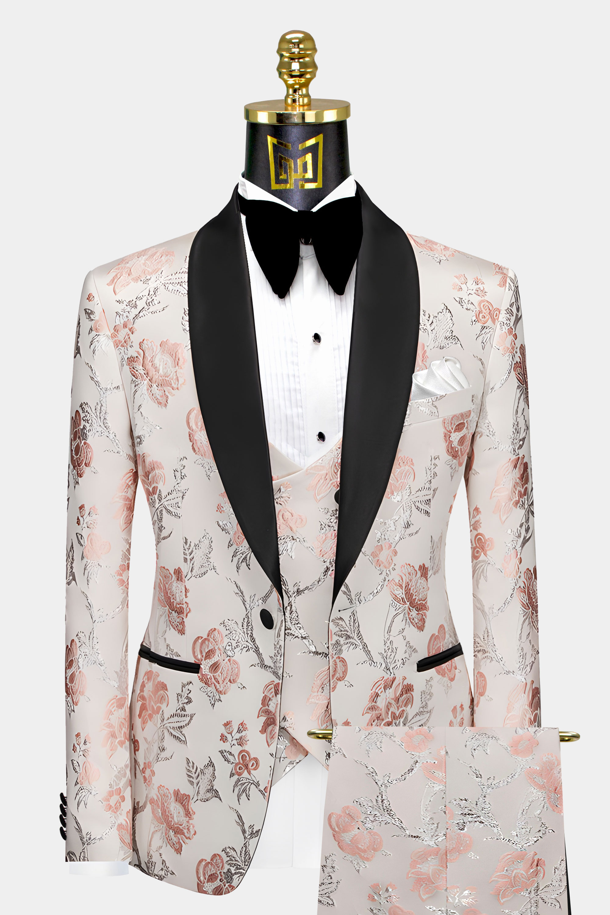 Hipster formal suit tuxedo. Difference between vintage and classic