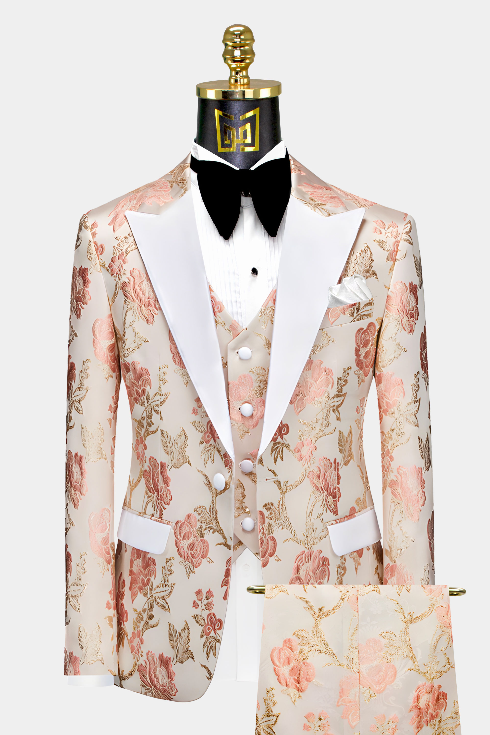 Rose Gold And White Prom Suit | vlr.eng.br