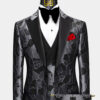 Black-and-Grey-Tuxedo-Groom-Wedding-Suit-from-Gentlemansguru.com