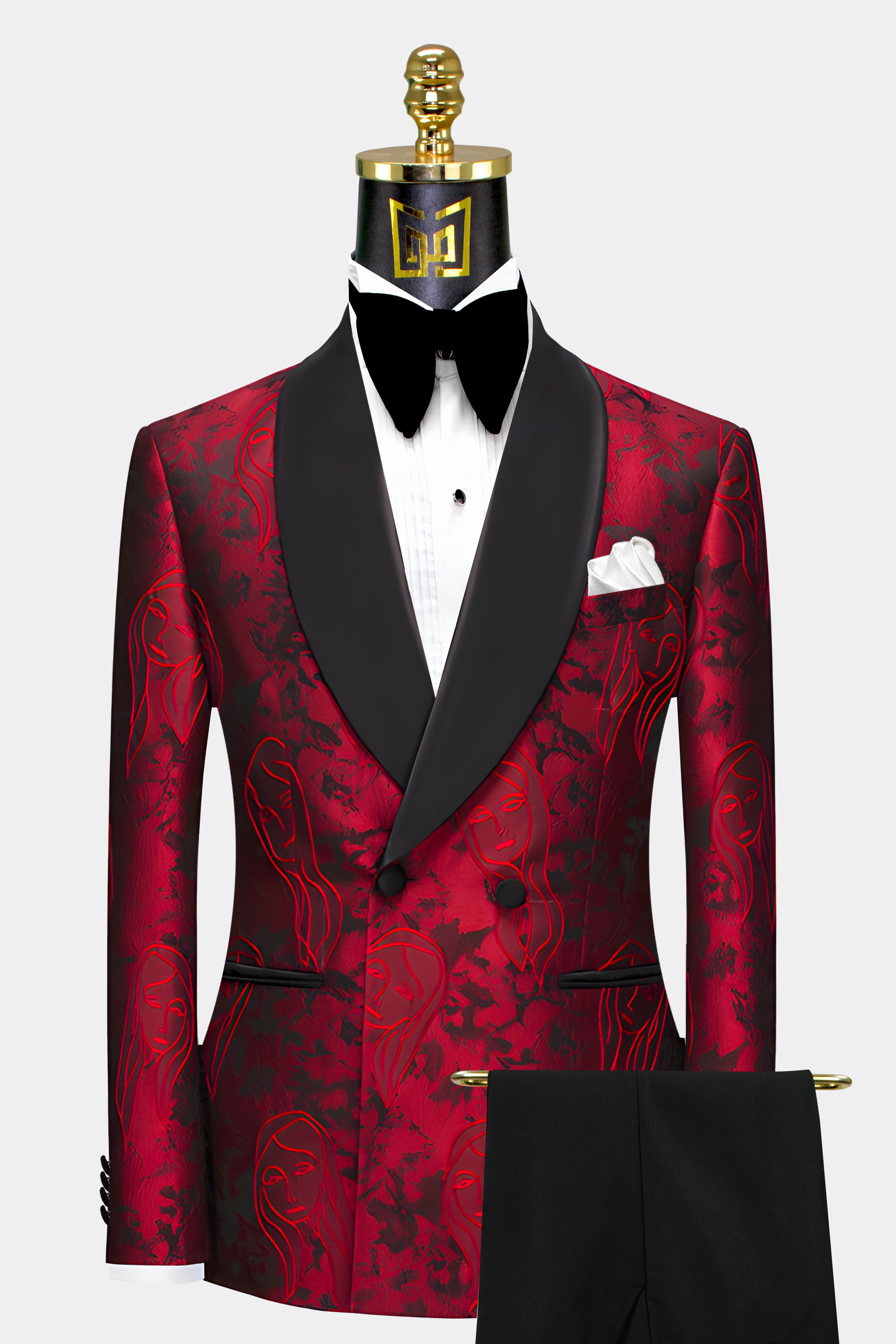 Blood Red Tuxedo Suit | Gentleman's Guru