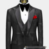 Mens-Black-Designer-Suit-Wedding-Prom-Tuxedo-from-Gentlemansguru.com