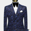 Mens-Blue-Floral-Suit-Daisy-Wedding-Groom-Prom-Tuxedo-from-Gentlemansguru.com