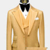 Mens-Gold-Checkered-Tuxedo-Wedding-Groom-Prom-Suit-from-Gentlemansguru.com