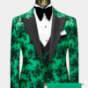 Mens-Green-and-Black-Tuxedo-Wedding-Groom-Prom-Suit-from-Gentlemansguru.com