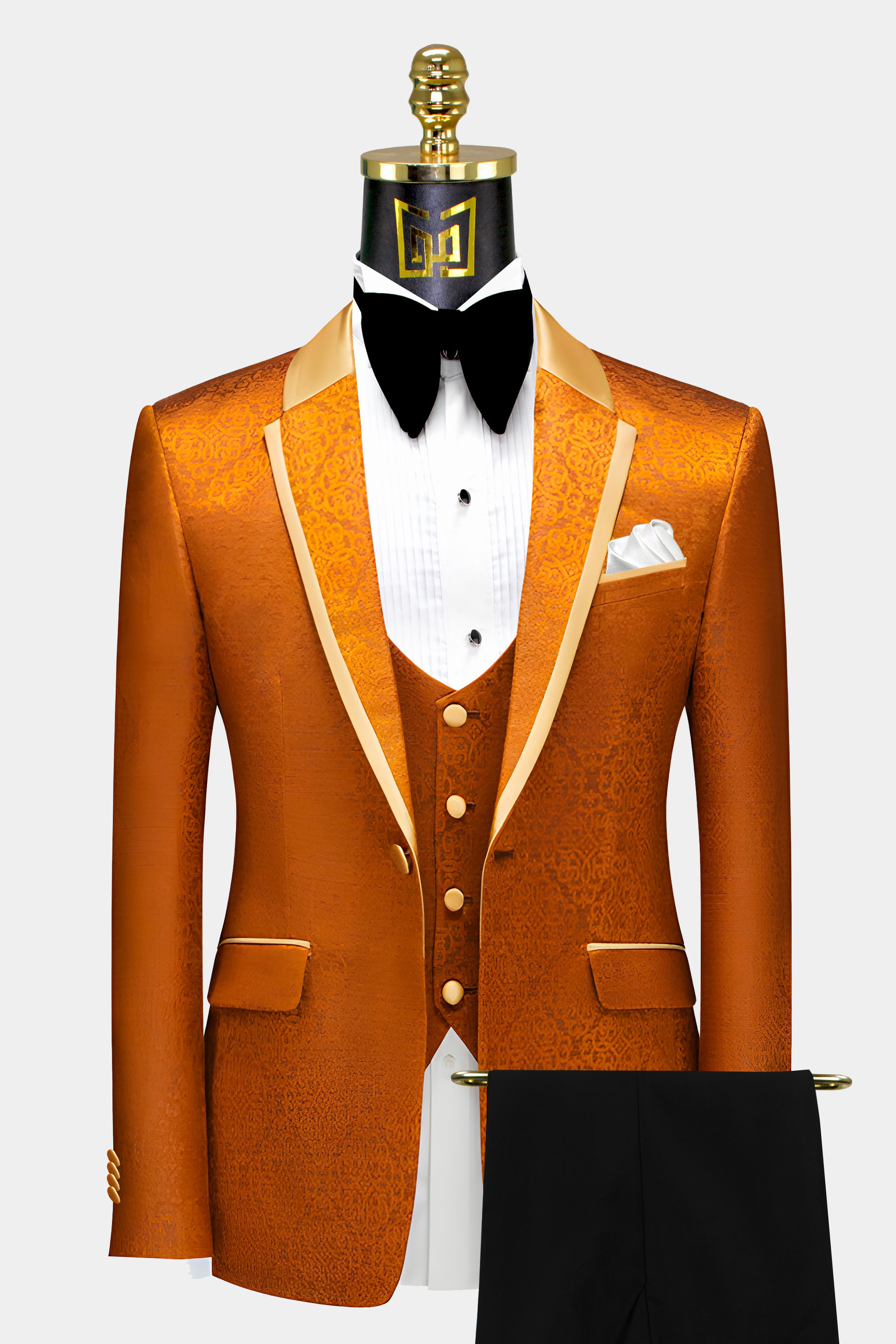Orange Tuxedo Suit - 3 Piece | Gentleman's Guru