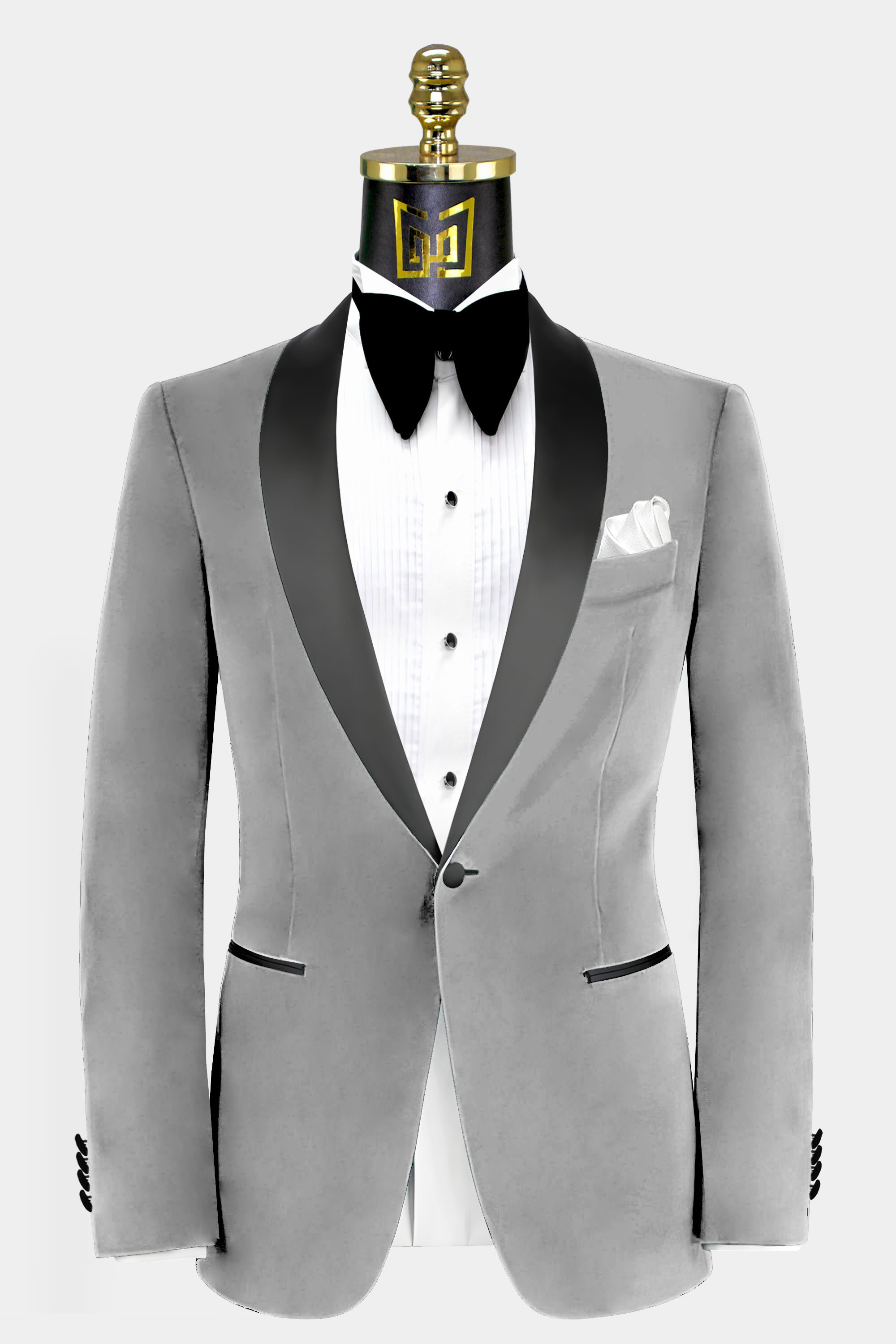 Grey Velvet Tuxedo Jacket Gentlemans Guru