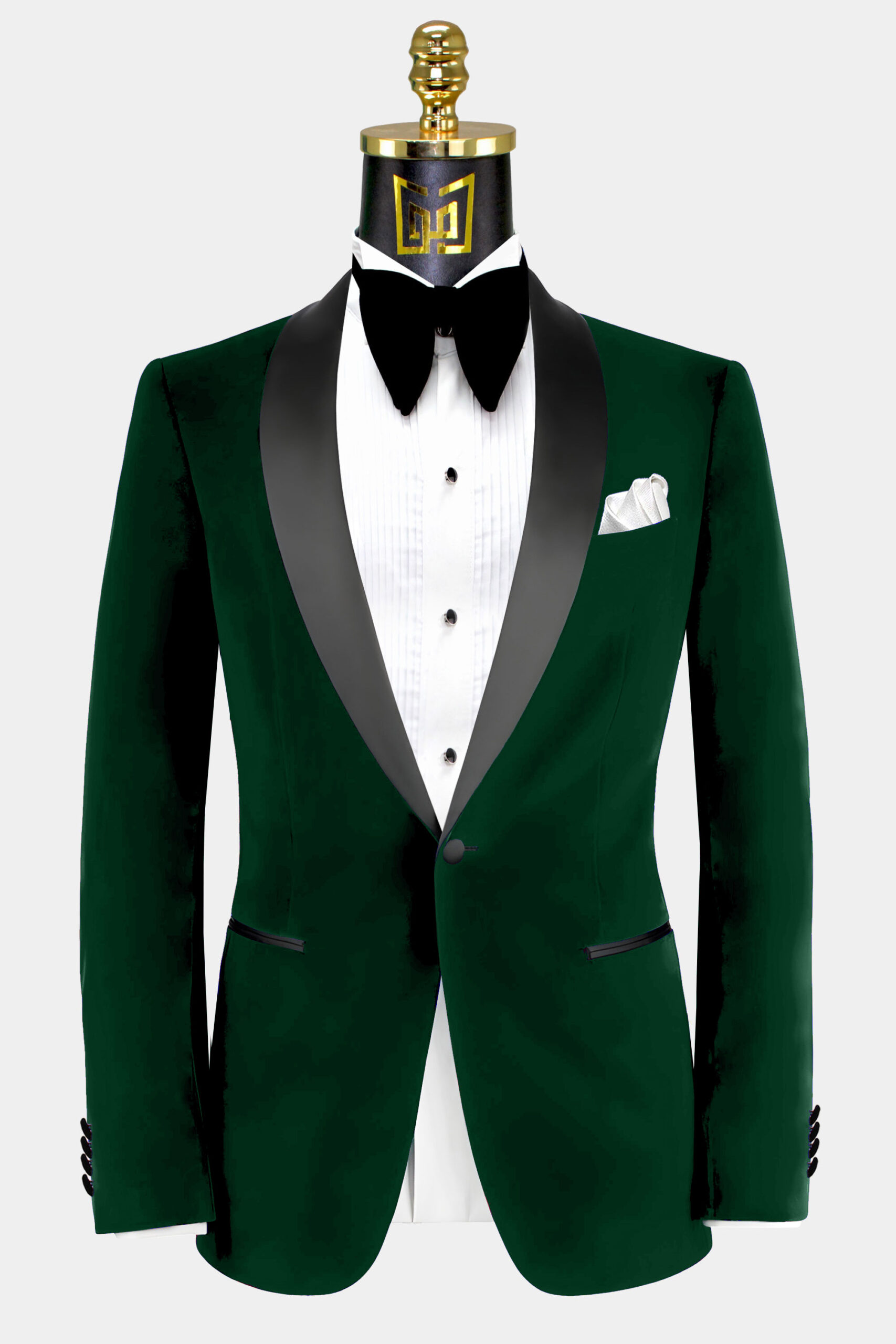 Dark green velvet jacket mens sale