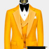 Black-Orange-Gold-Floral-Tuxedo-Groom-Wedding-Suit-For-Men-from-Gentlemansguru.com