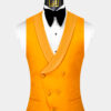 Gold-Orange-Floral-Tuxedo-Vest-from-Gentlemansguru.com