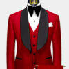 Mens-Apple-Red-Tuxedo-Groom-Prom-Suit-from-Gentlemansguru.com