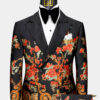 Mens-Black-and-Red-Suit-Groom-Wedding-Tuxedo-For-Men-from-Gentlemansguru.com