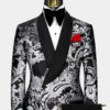 Mens-Black-and-Silver-Tuxedo-Groom-Wedding-Prom-Suit-from-Gentlemansguru.com