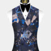 Mens-Blue-Floral-Suit-Vest-from-Gentlemansguru.com