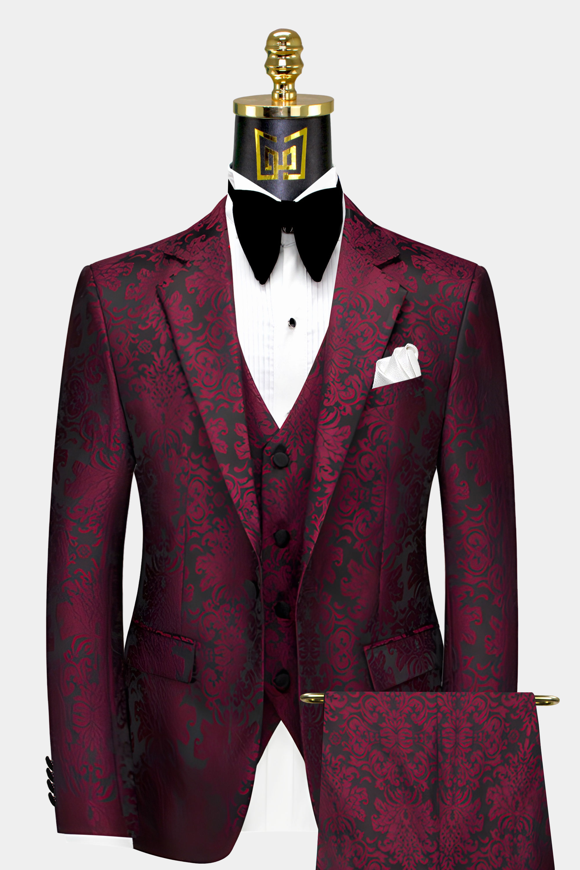 Burgundy and Black Suit | Gentleman's Guru