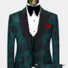 Mens-Forest-Green-Tuxedo-Groom-Prom-Wedding-Suit-For-Men-from-Gentlemansguru.com