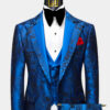 Mens-Geisha-Royal-Blue-Geisha-Print-Tuxedo-Groom-Prom-Suit-from-Gentlemansguru.com