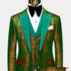 Orange-and-Green-Tuxedo-Prom-Groom-Wedding-Suit-For-Men-from-Gentlemansguru.com