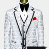 Silver-Floral-Tuxedo-Groom-Suit-For-Men-from-Gentlemansguru.com