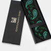 Green-and-Black-Paisley-Tie-Wedding-Groomsmen-from-Gentlemansguru.com