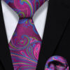 Magenta-Paisley-Tie-and-Pocket-Square-Set-Wedding-Groom-Necktie-from-Gentlemansguru.com