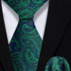 Mens-Green-Paisley-Tie-and-Pocket-Square-Set-Wedding-Groom-Necktie-from-Gentlemansguru.com