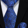 Mens-Royal-Blue-and-Black-Tie-and-Pocket-Square-Set-Wedding-Groom-Necktie-from-Gentlemansguru.com