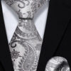 Silver-Paisley-Tie-and-Pocket-Square-Set-Wedding-Groom-Necktie-from-Gentlemansguru.com