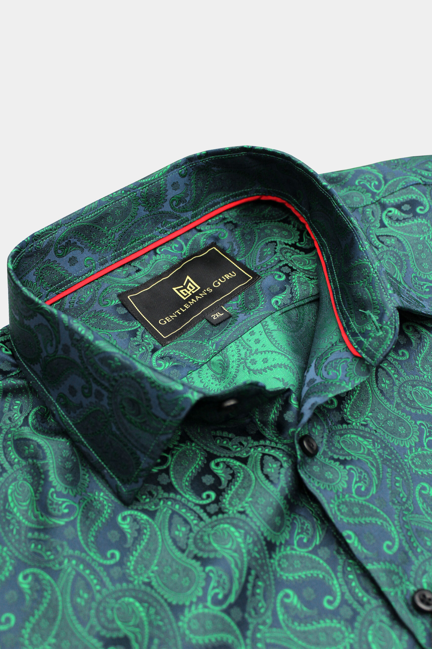 Men's Green Paisley Shirt | Gentleman's Guru